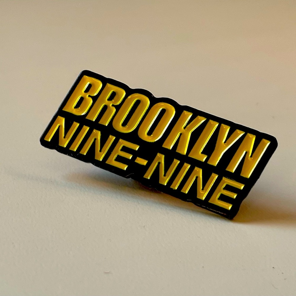 Brooklyn Nine-Nine Pin from Comic-Con. Perfect collectible or gift for B99 fans!
